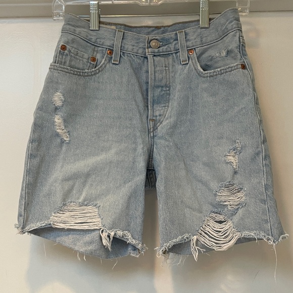 Levi's Pants - Levi’s distressed denim shorts